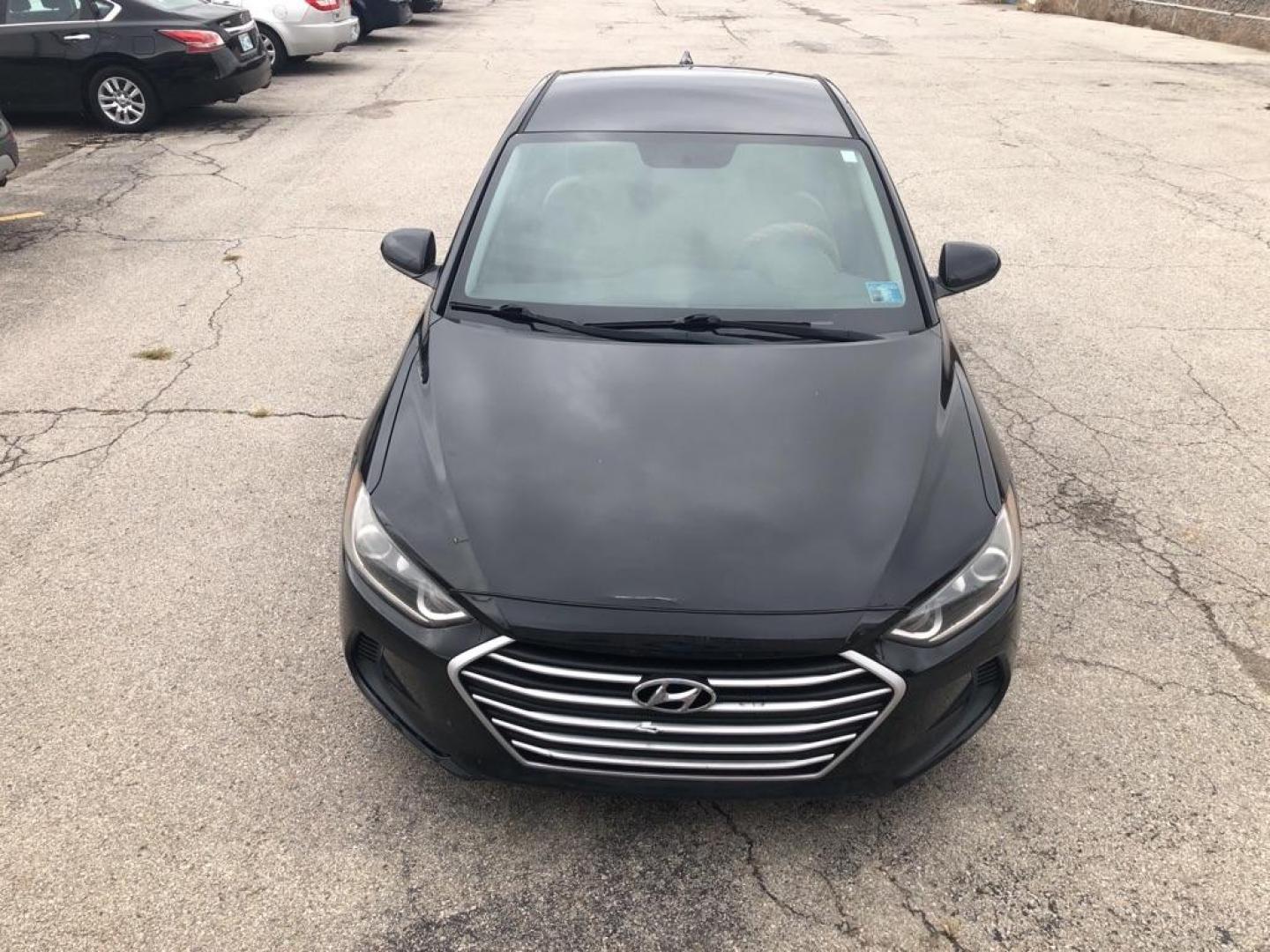 2017 BLACK HYUNDAI ELANTRA SE (5NPD74LF3HH) with an 2.0L engine, Automatic transmission, located at 850 South Mill Street, Pryor, 74361, (918) 825-3030, 36.293549, -95.324440 - Photo#0